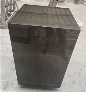 Artwork Pietra Grey Marble Trophy Base For Sculptures