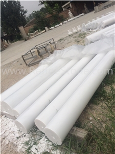 Beige Limestone Stone Pillar And Column Capital Designs