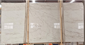 Bianco Dolomiti White Marble Pattern Wall Panel