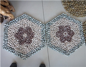 Black Pebbles Stone Walkway, River Pebble Stone