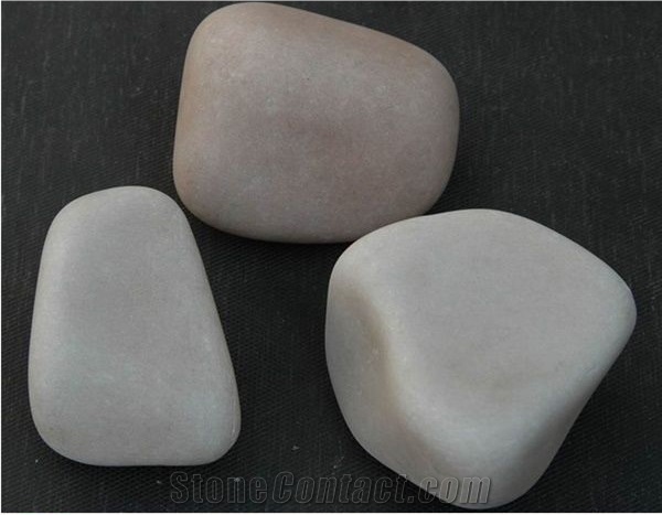 Black Pebbles Stone Walkway, River Pebble Stone