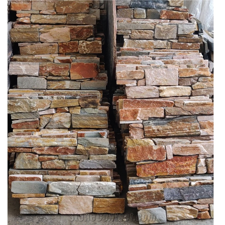 Black Slate Cement Ledgestone Wall Panel Manufacturers