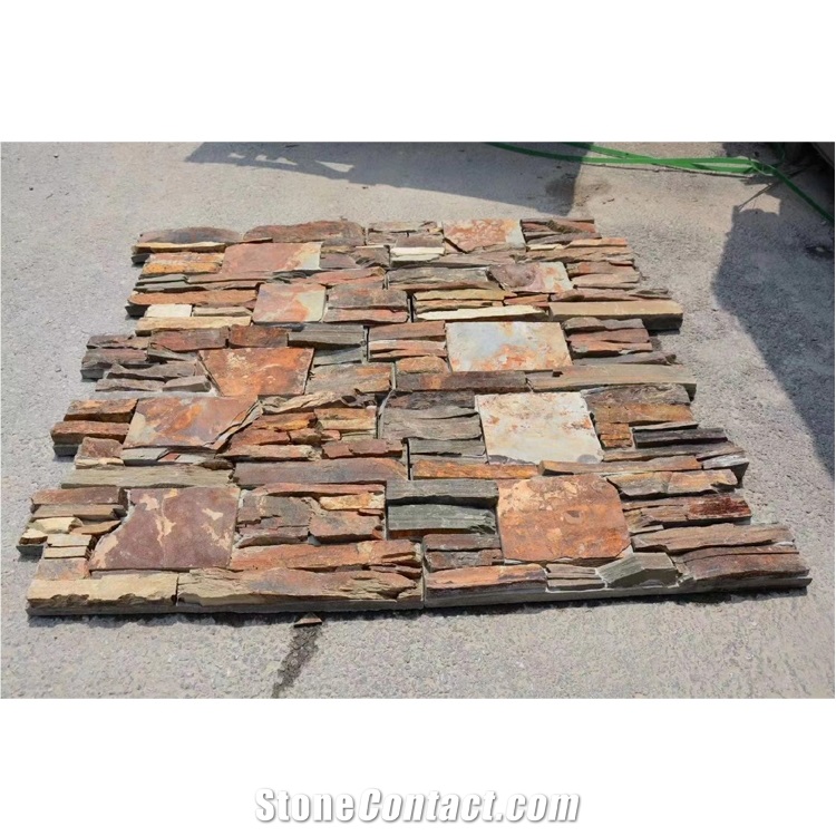 Black Slate Cement Ledgestone Wall Panel Manufacturers