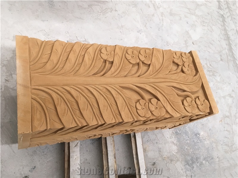 Brown Emperador Marble Square Roman Carving Rome Columns