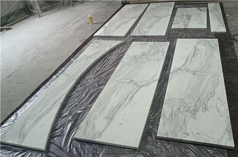 Calacatta Borghini Marble White Calcutta Gold Counters