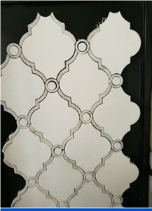 Carrara White Marble Mini Lantern Shaped Mosaic