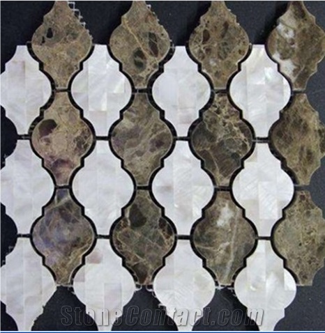 Cheap Mixed Sizes Marble Tiles Wholesale Mosaic