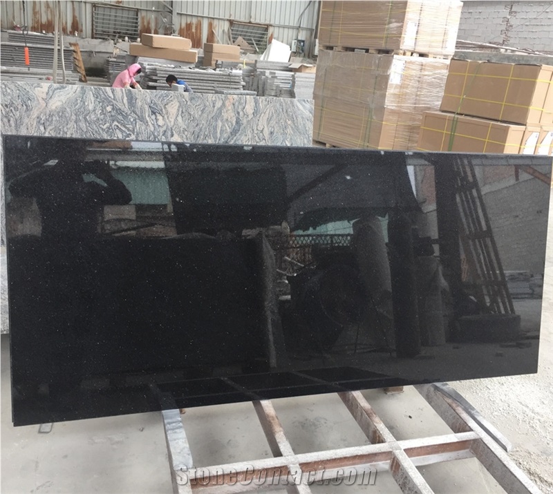 China Juparana Grey Granite Stone Kitchen Island Countertop