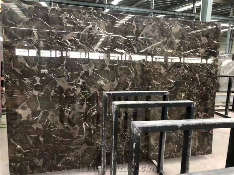 Coffee Dark Brown Polished Marble Tiles And Slabs