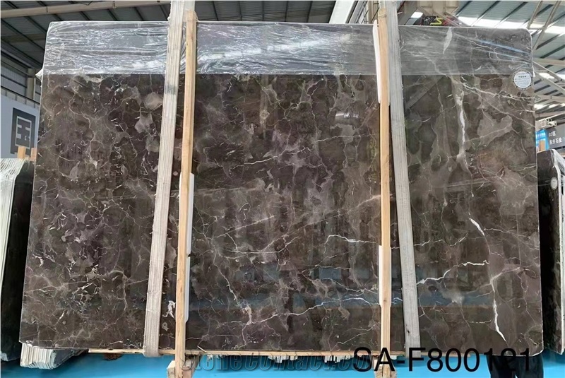 Coffee Dark Brown Polished Marble Tiles And Slabs