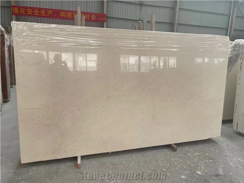 Crema Marfil Cream Marble Slab For Wall Stone Tiles