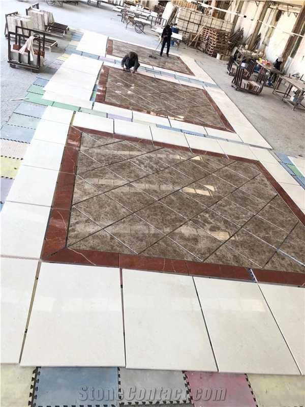 Crema Marfil Cream Marble Slab For Wall Stone Tiles