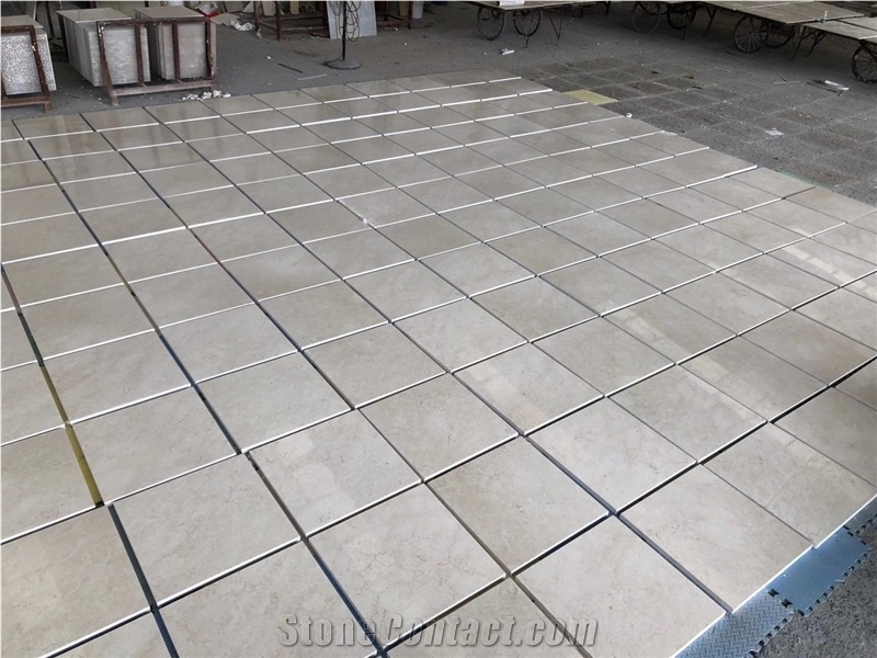 Crema Marfil Cream Marble Slab For Wall Stone Tiles