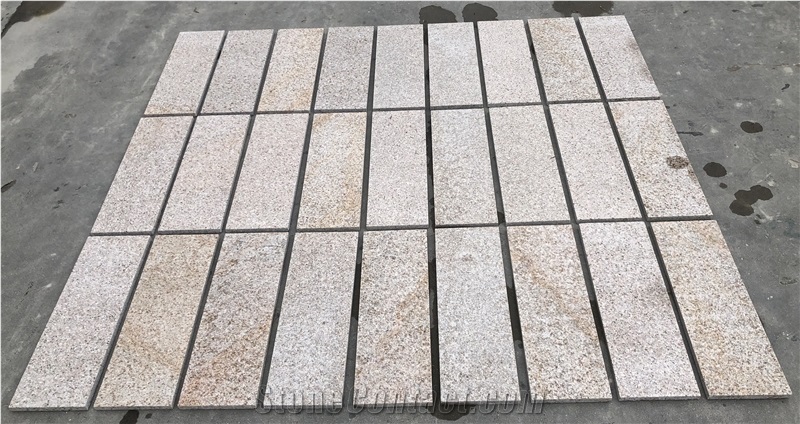Exterior Decorative  Flamed Floor Tiles G682 Beige Granite