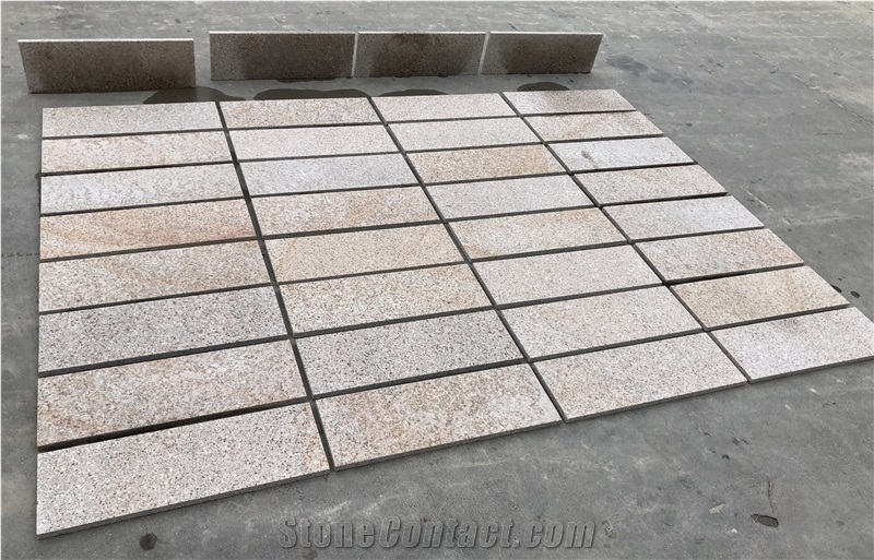Exterior Decorative  Flamed Floor Tiles G682 Beige Granite