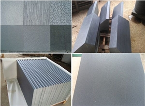 Hainan Black Basalt Tiles & Slabs, Lava Stone