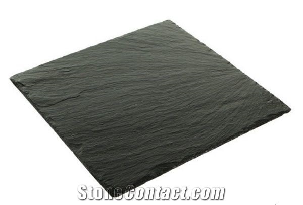 Heart Shape Black Slate Coasters For Sale