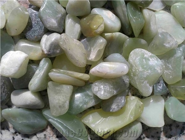 High Polished Mixed Colorful Pebble River Stone