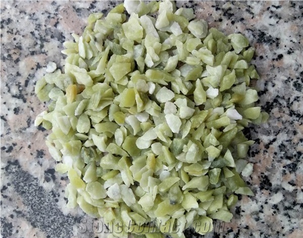 High Polished White River Pebble Stone