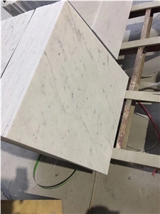 Italian Original White  Bianco Carrara Marble  Tile 12"X24"