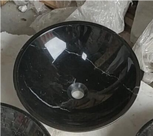Marquina Marble With White Veins Sinks And Basin