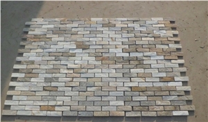 Mixed Color Slate Mosaic China Factory Wholesale