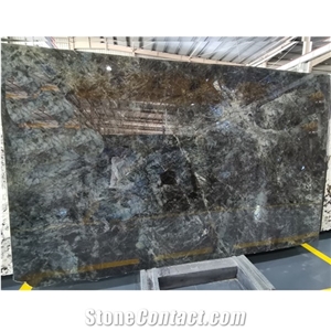 Natural Polished Blue Labradorite Granite Round Table Top