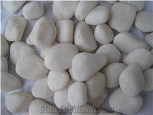 Natural White Color River Pebbles Stone For Garden