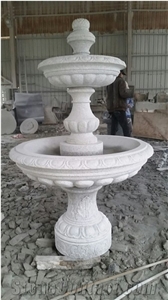 Outdoor Stone Garden Water Fountain