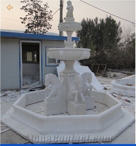 Outdoor Stone Garden Water Fountain
