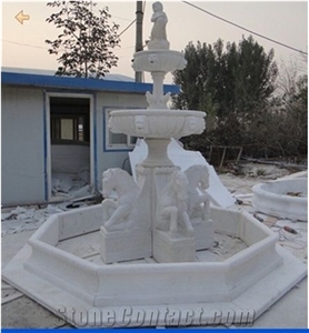 Outdoor Stone Garden Water Fountain