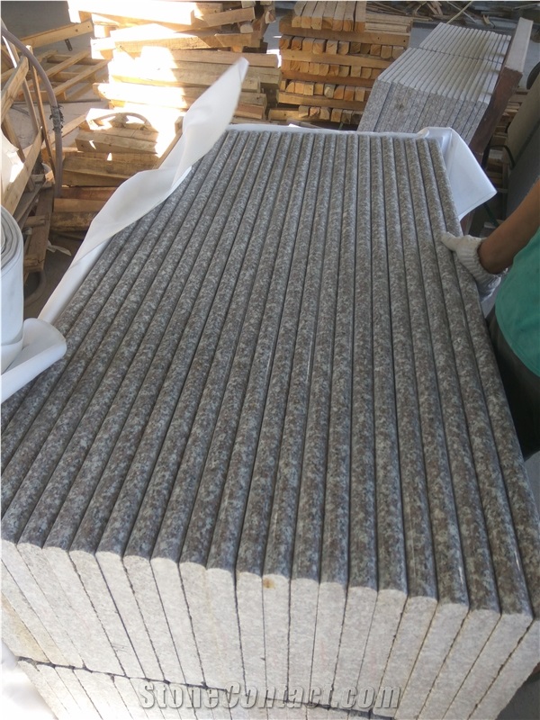 Polished G664 Brown Black Granite Tiles