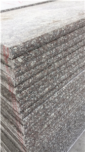 Polished G664 Brown Black Granite Tiles