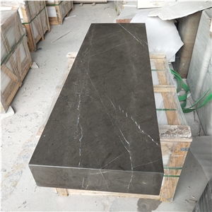 Polished Prefab Crystal Blue Marble Countertops