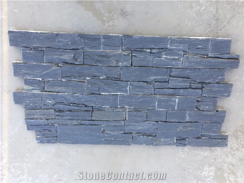 Pure White Quartz Stone Chiseled Wall  Stacked Stone Veneer