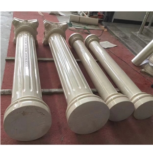 Royal Botticino Marble Pillars Stone Columns Roman Style
