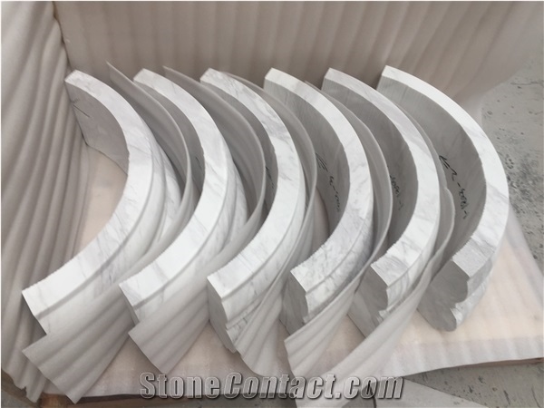 Royal Carving Sculptured Roman Beige Marble Columns