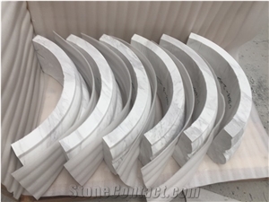 Royal Carving Sculptured Roman Beige Marble Columns