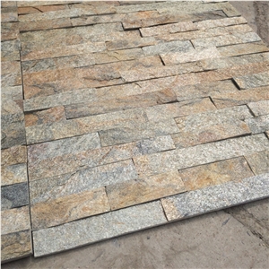 Split Face Cheaper Rusty Quartzite Stacked Stone