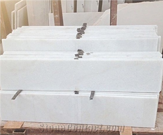 Statuario Snow White Polished Marble Tiles & Slab
