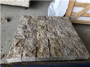 Sunset Gold G682 Cut To Size Granite Outdoor Tiles