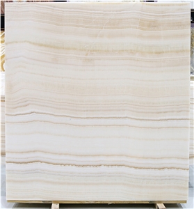 White Straight Veins And Grains Onyx Walling Tile