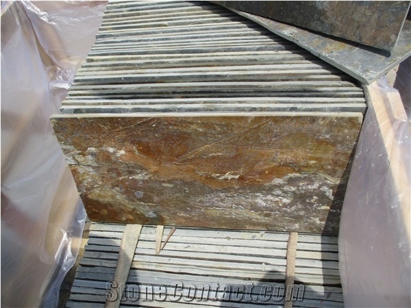 Wholesale Price Rusty Slate Flooring Tiles