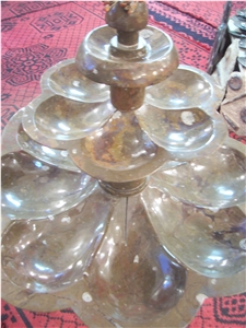 Fossilized Black Marble Fountain