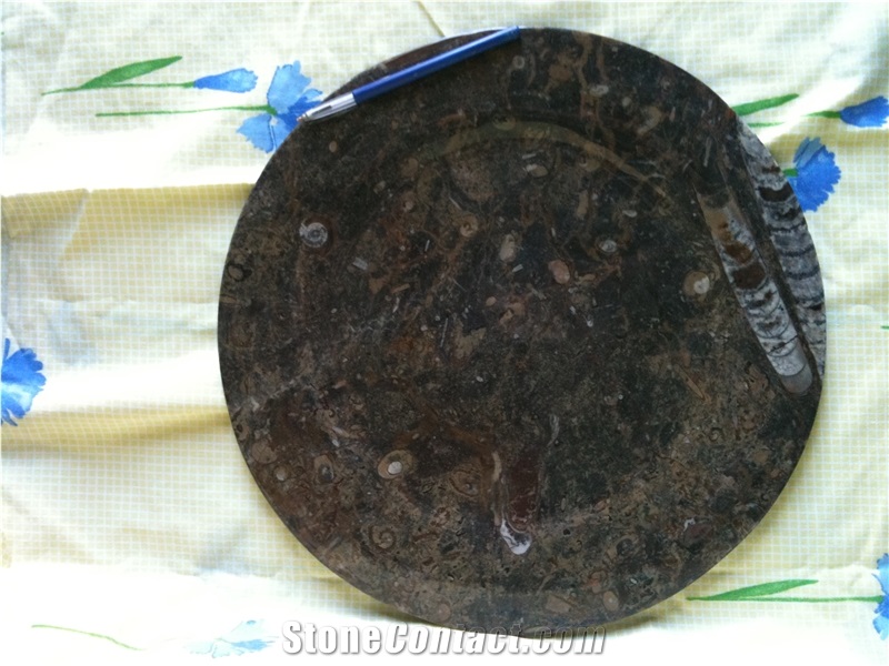 Fossilized Marble Dishes
