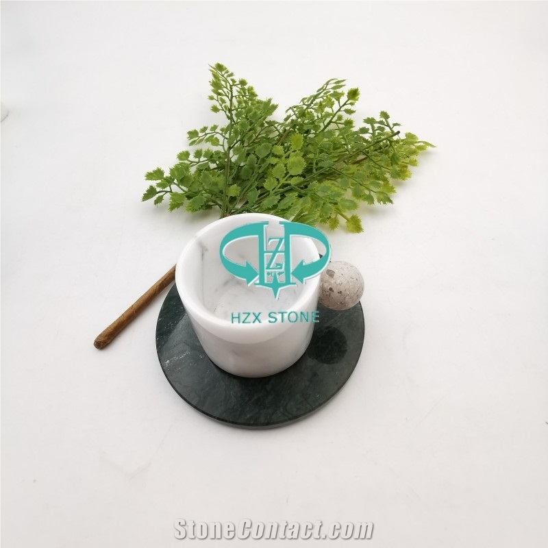 Dark Green Marble Stone Drink Coaster