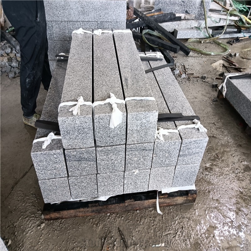 G603 Sesame White Granite Kerbstone Curbstone Roadstone