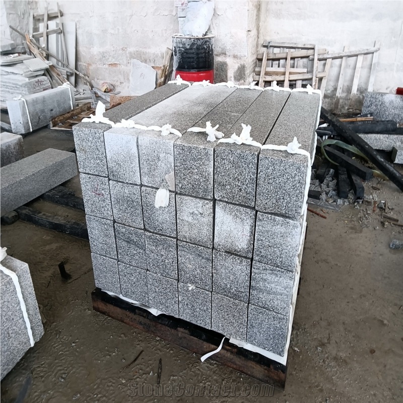 G603 Sesame White Granite Kerbstone Curbstone Roadstone