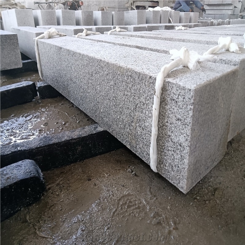 G603 Sesame White Granite Kerbstone Curbstone Roadstone