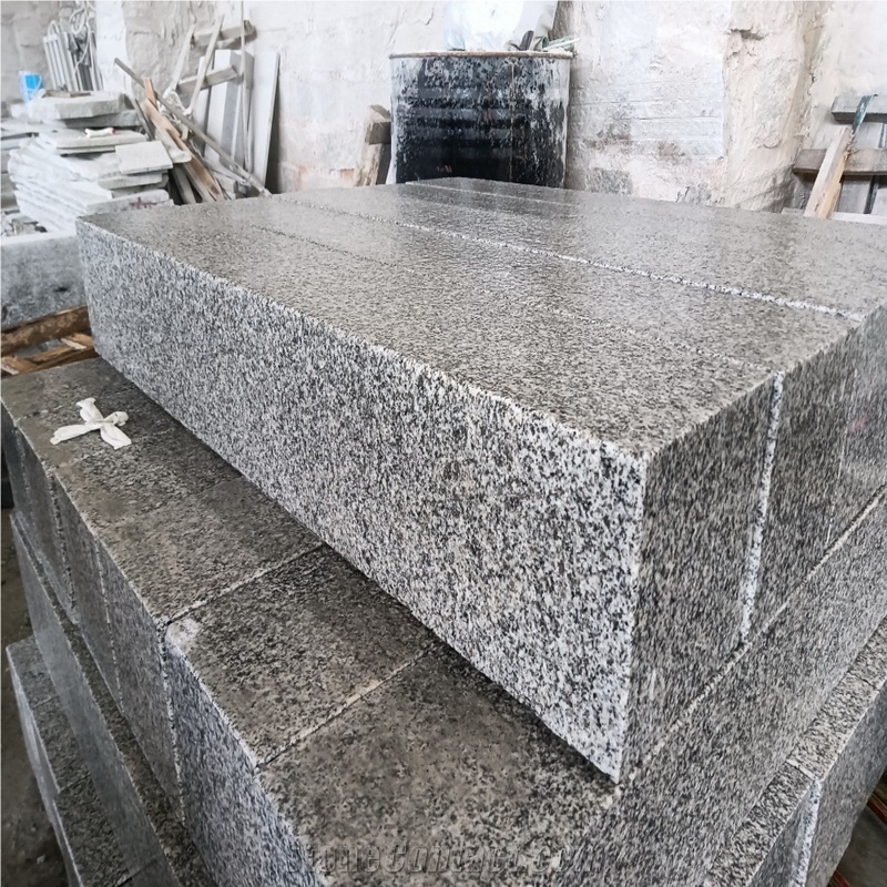 G603 Sesame White Granite Kerbstone Curbstone Roadstone